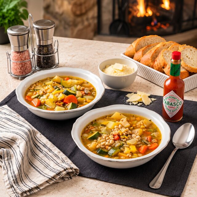 When the temps dip and sweater weather settles in, the soup’s on! 🍂🥣

This Quick & Easy Vegetable Barley Soup for two is the kind of cool-weather dinner that slows the evening down a little.

A mix of wholesome vegetables, tender barley, and a broth that warms you to the soul.

Add crusty bread, a sprinkle of Parmesan, or a drizzle of olive oil, and dinner is served — quick, easy, and delicious.

👇 Save this quick & easy recipe for your next cool-weather dinner.

Get the recipe: https://fullbloombites.com/quick-easy-vegetable-barley-soup/

#FullBloomBites #SavoringTheGoodLife #VegetableBarleySoup #CookingForTwo #EasyDinner #HomemadeSoup #SimpleMeals #FallCooking #SoupSeason #ComfortFood