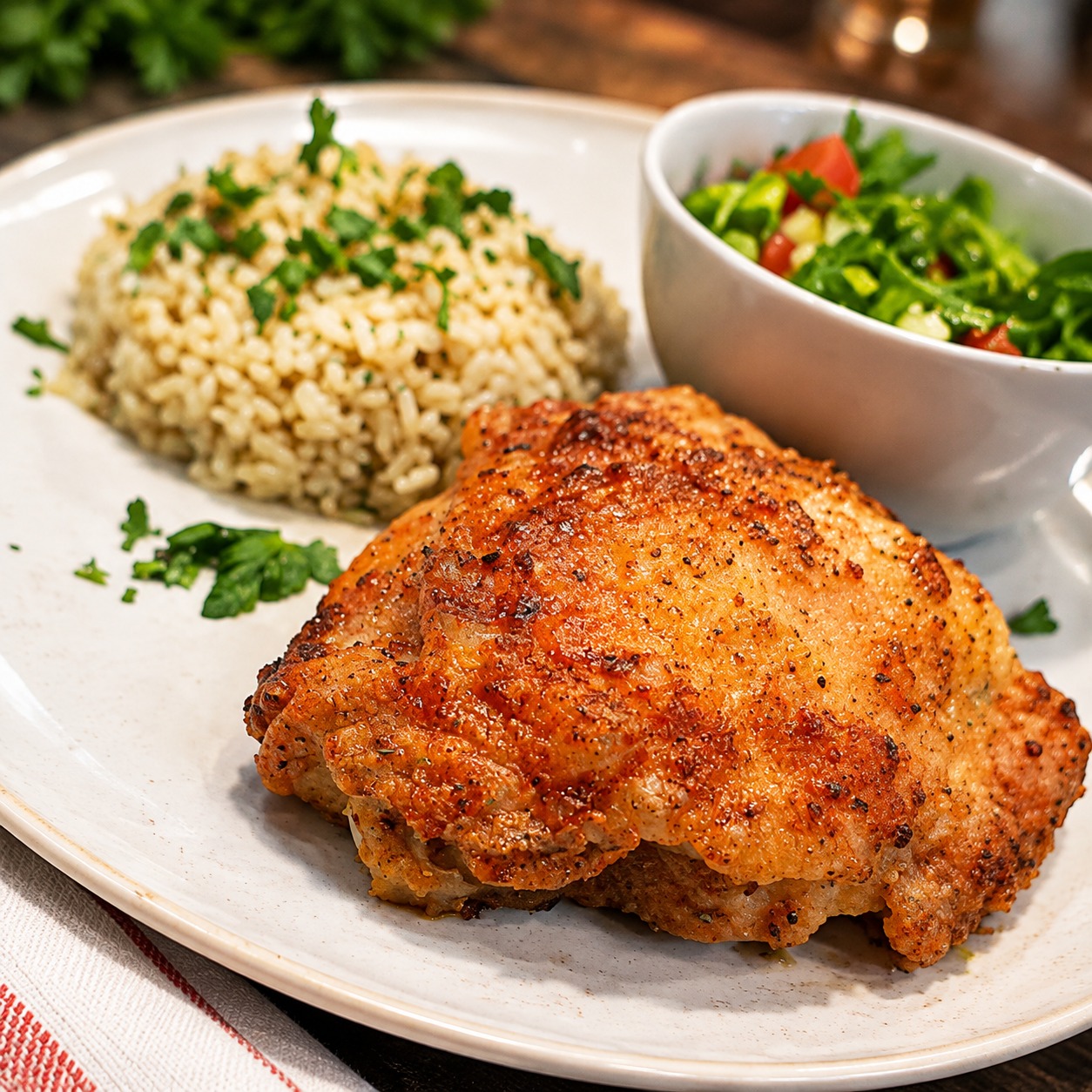 🍗✨ Crispy comfort food made simple.

This Perfect Air Fryer Fried Chicken is everything you love about classic fried chicken — golden, crispy, juicy, and full of flavor — without the mess of deep frying. Ready in under 30 minutes, it’s the perfect weeknight dinner for two and a favorite we make on repeat.

Serve it with just about anything - mashed potatoes, rice, a simple salad are our go-tos. It’s easy, comforting, and always hits the spot.

👇 Save this recipe for your next crispy chicken craving.

Get the recipe: https://fullbloombites.com/perfect-air-fryer-fried-chicken/

No air fryer? Try my Oven Fried Chicken version too.

#FullBloomBites #AirFryerChicken #AirFryerRecipes #ChickenDinner #EasyDinnerIdeas #ComfortFood #HomemadeMeals #WeeknightDinner #SimpleRecipes #FoodInspiration