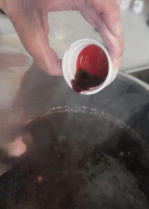 Adding food color to Hard Candy Syrup — Step 3